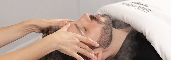 Men's professional treatment at a Maison Sisley
