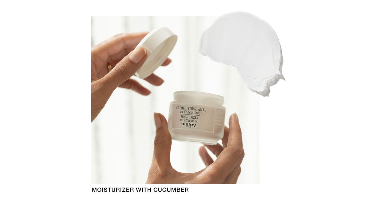 Sisley-Paris Artist in Residence, Jo Baker incorporates the Moisturizer with Cucumber into her routine.