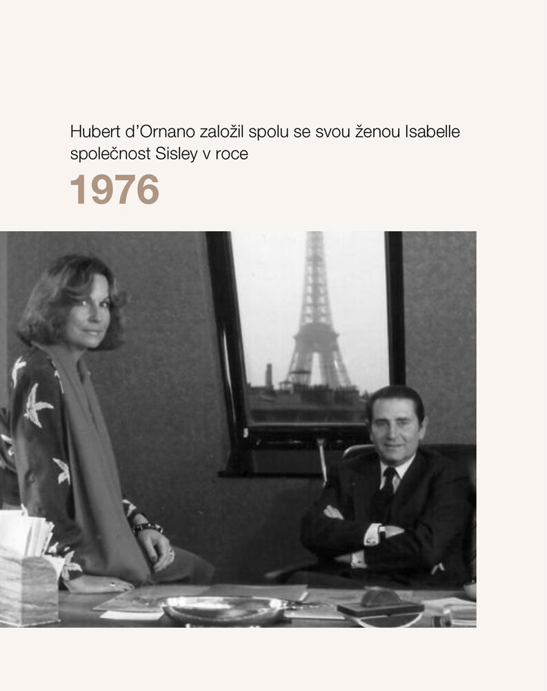 V roce 1976 Hubert d’Ornano založil spolu se svou ženou Isabelle společnost Sisley