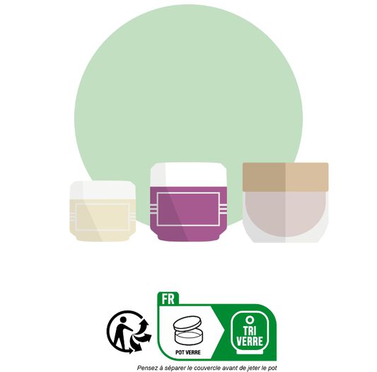 Bac de tri verre - Pots en verre