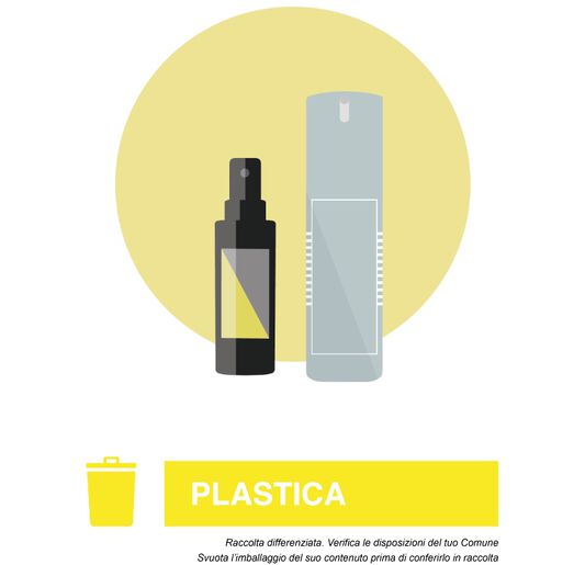 Contenitore per la raccolta differenziata - Flaconi con pompa in plastica