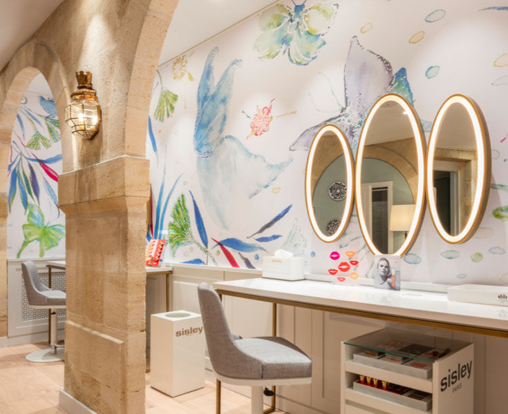 Las acuarelas de Elzbieta Radziwiłł encantan a los clientes de la Maison Sisley Bordeaux