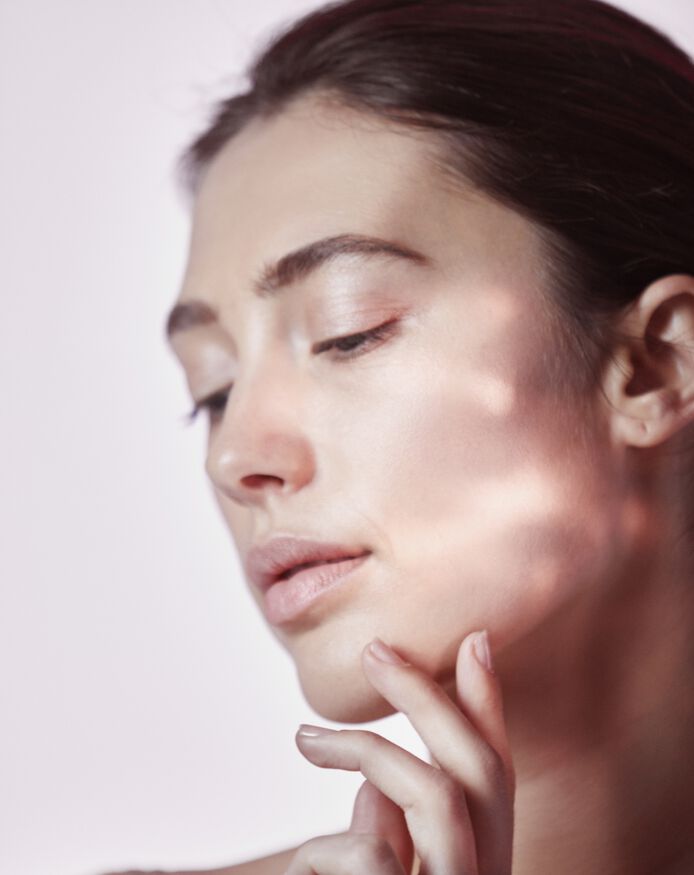 Red, blotchy skin needs to be treated gently to avoid aggravating its fragility