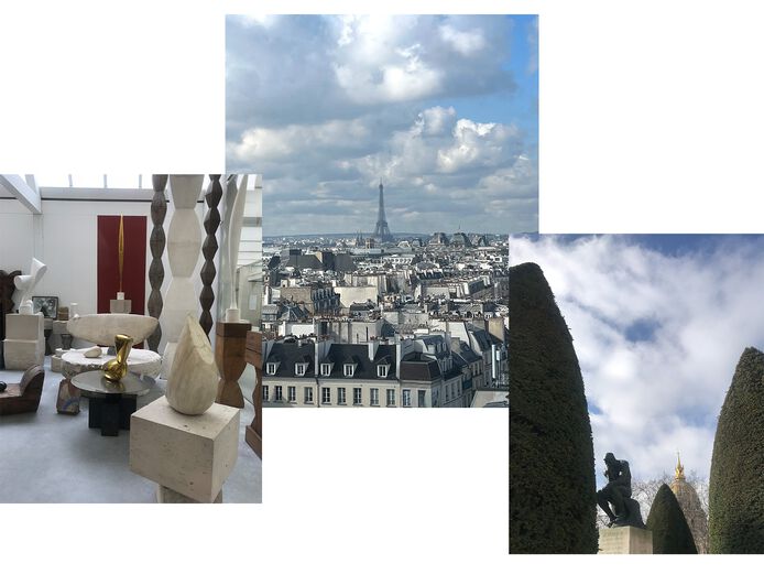 Where do you always visit when you travel to Paris?