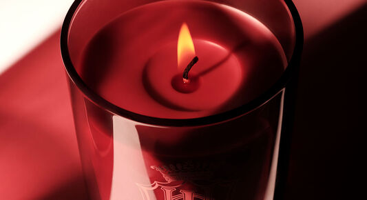 From garden to candle — The Rose scented candle