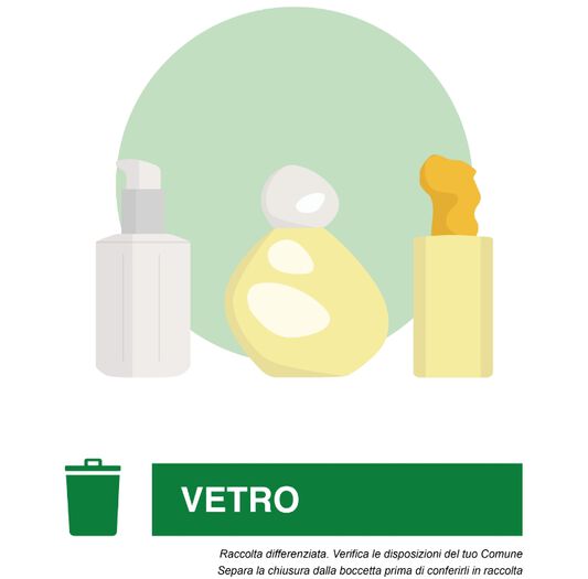 Contenitore per la raccolta differenziata del vetro - Bottiglie di vetro