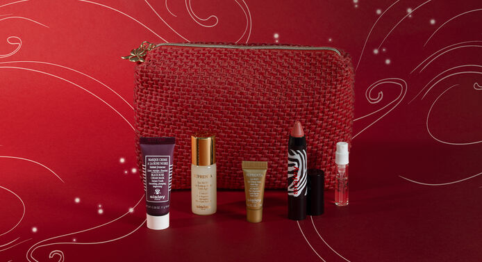 trousse rossa con 5 taglie deluxe