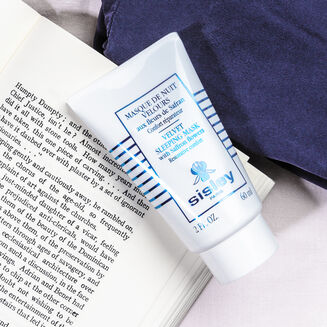 Velvet Sleeping Mask with Saffron Flowers