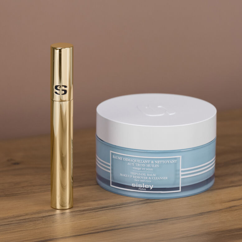 Duo Phyto-Noir Mascara & Baume Démaquillant et nettoyant aux trois Huiles