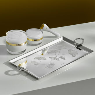 Christofle tray x Sisley