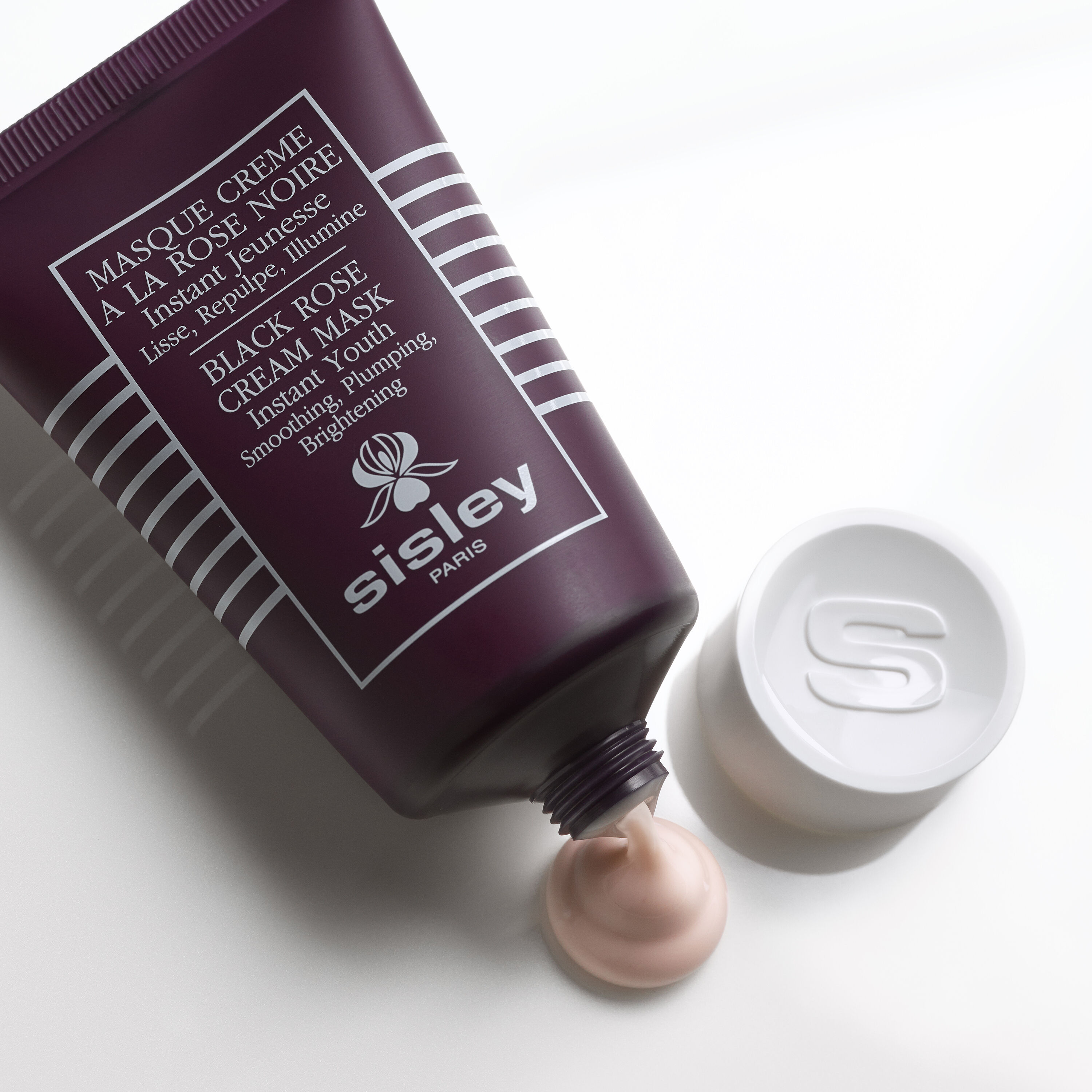 Sisley Black Rose Cream Mask 60ml, elegant packaging with black rose details - thumbnail 2