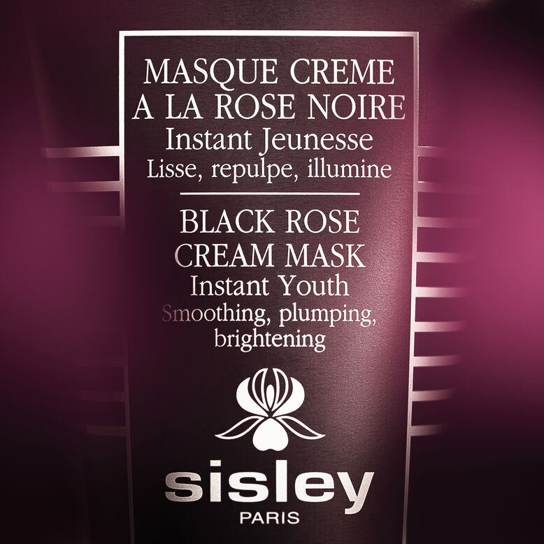 Routine Masque Crème à la Rose Noire - Gros-plan