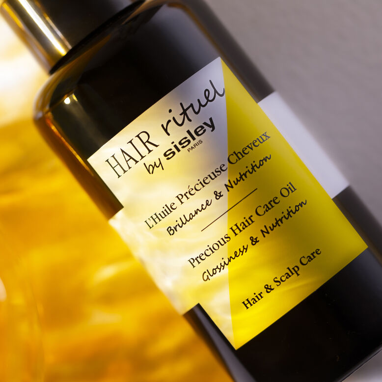 Precious Hair Care Oil Glossiness and Nutrition - close-up