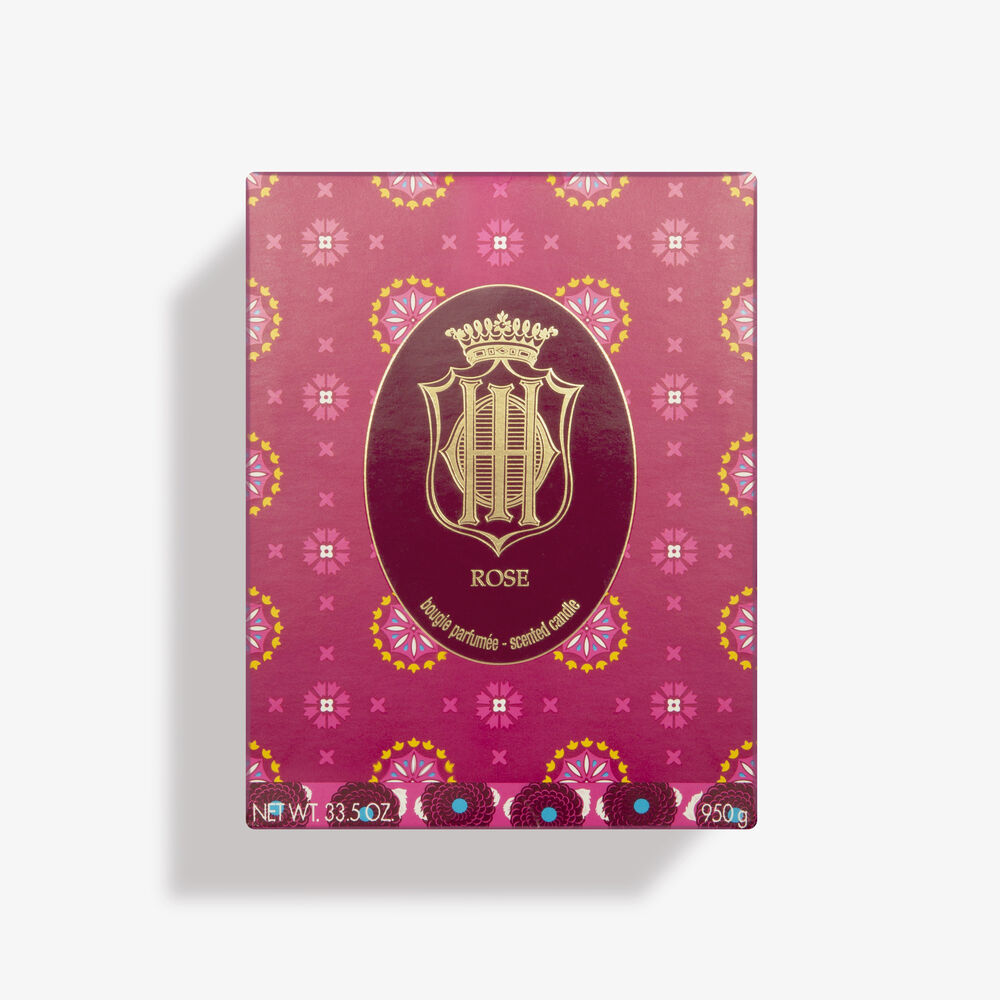 Rose giant scented candle