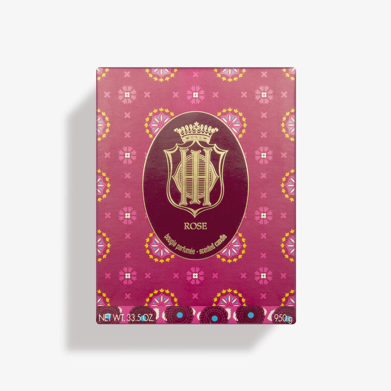 Rose giant scented candle