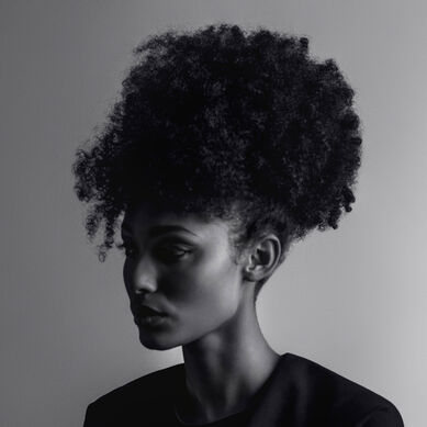 The glamour chignon look