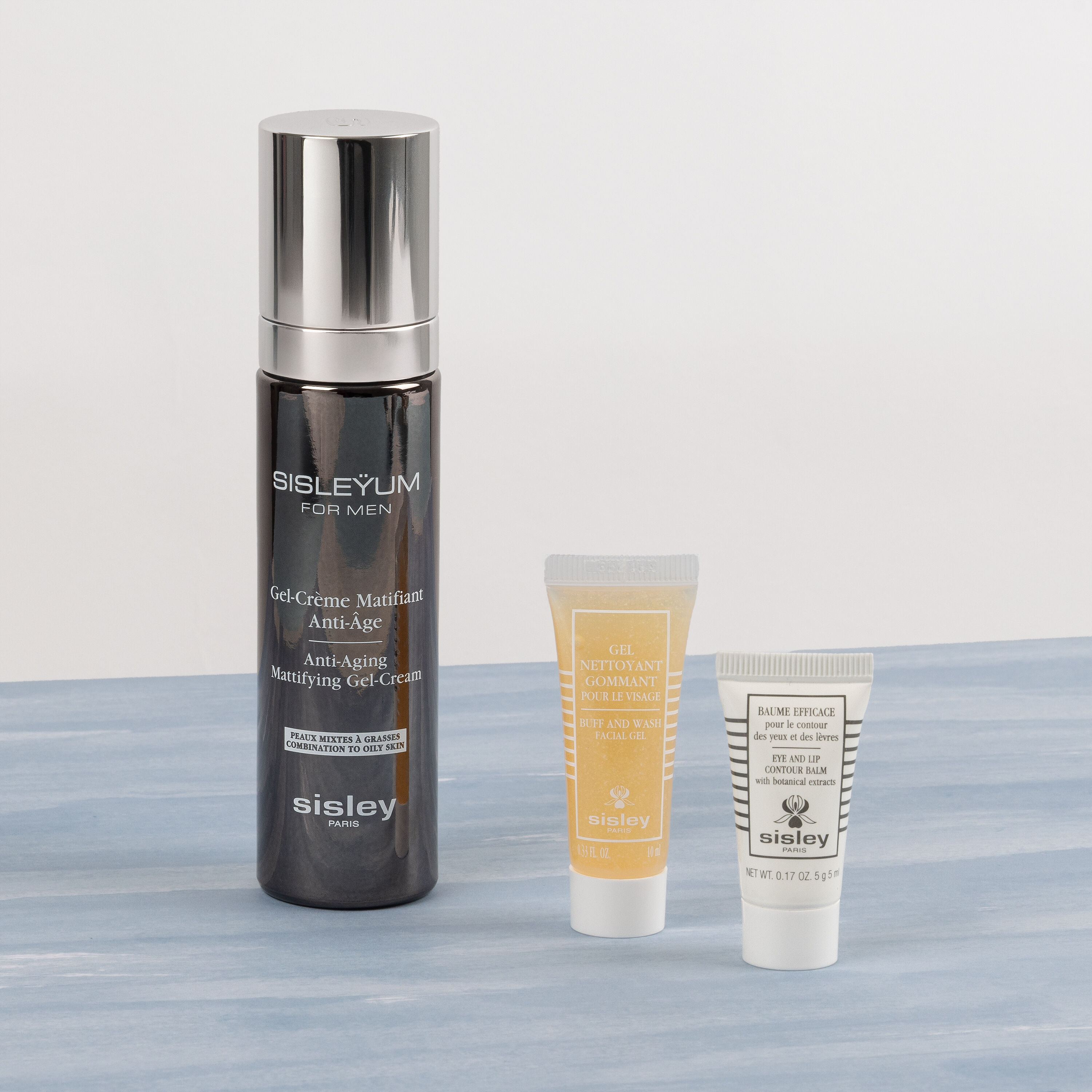 Sisleÿum for men Anti-Aging Mattifying Gel Cream Routine