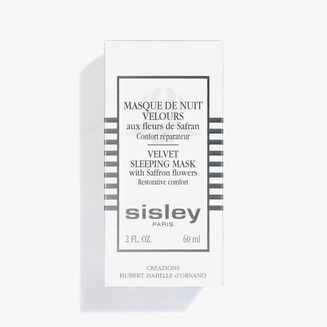 Velvet Sleeping Mask with Saffron Flowers