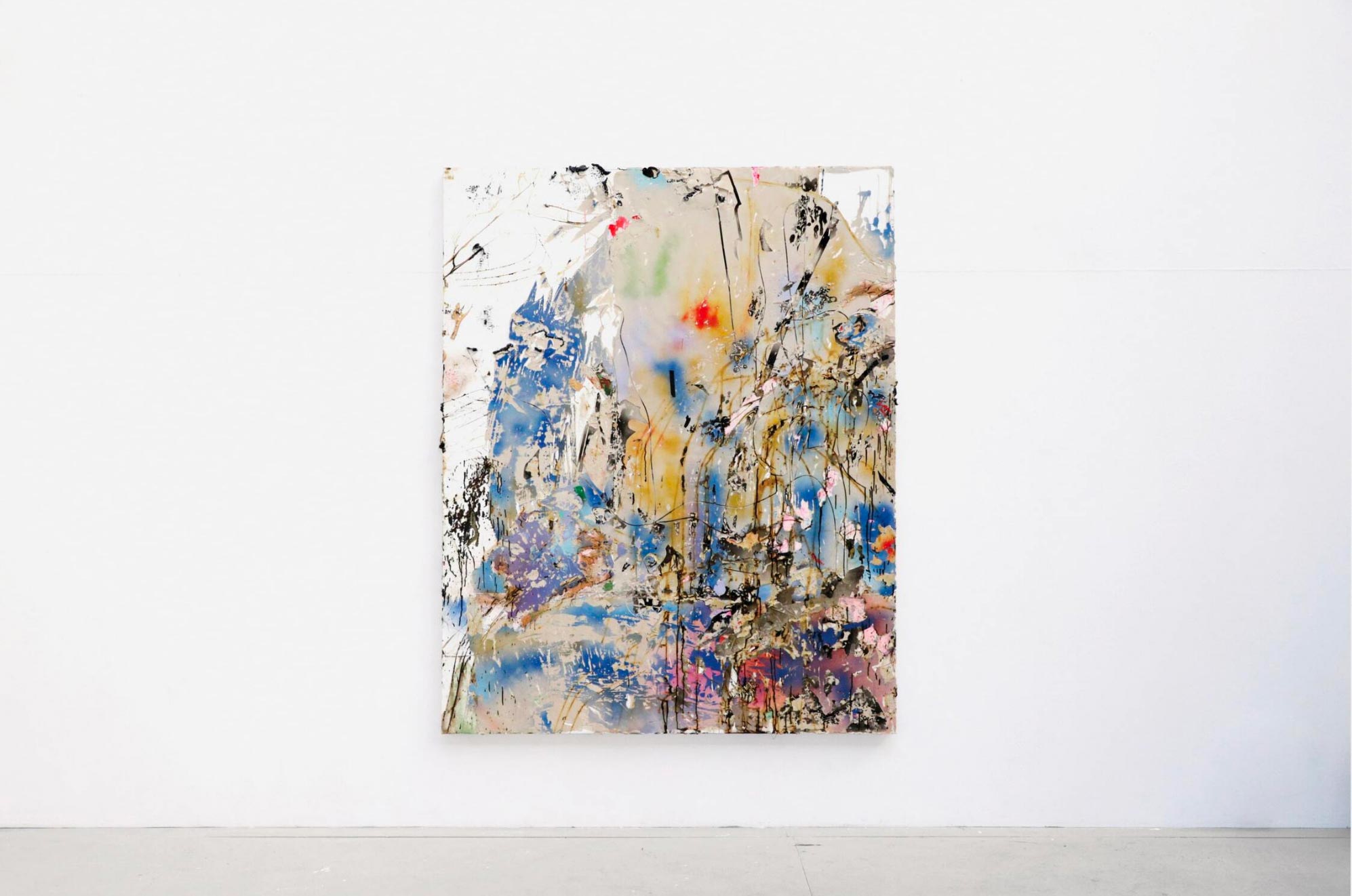 Oeuvre de l'artist Barbana Bojadzi présente au Tois Cinq Friedland Sisley