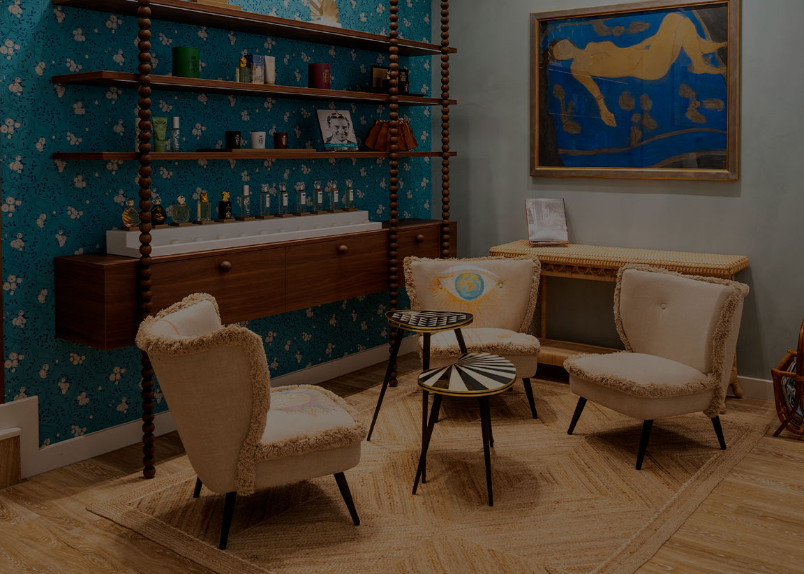 Maison Sisley Amsterdam's iconic lounge