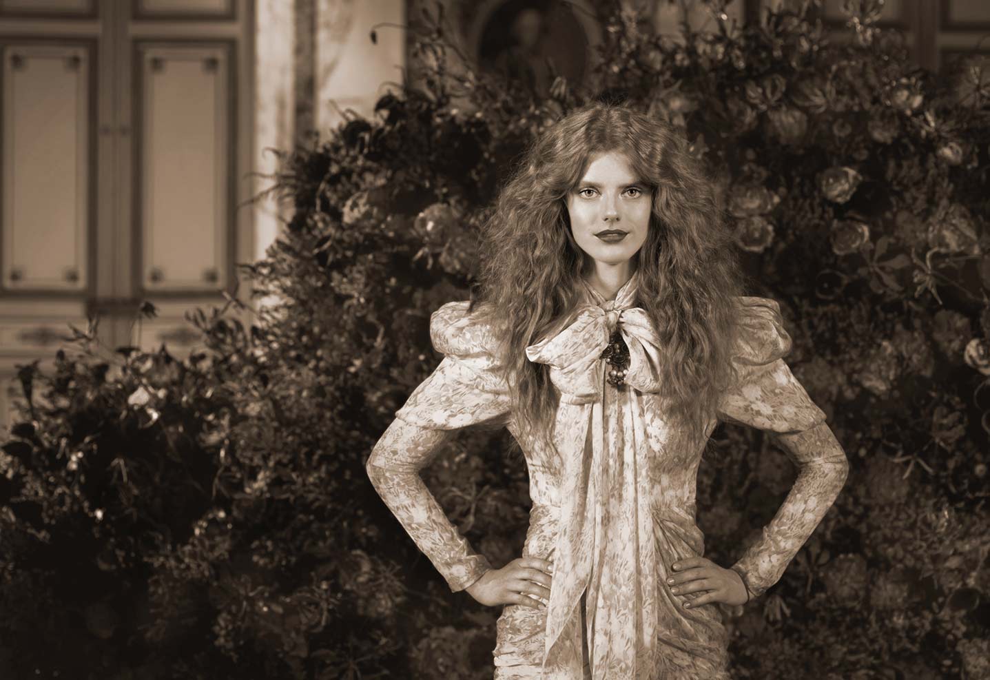 Sonia Vasena is the face of Izia la Nuit.