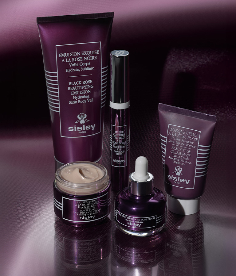 Reveal your radiance with the power of the Black Baccara rose